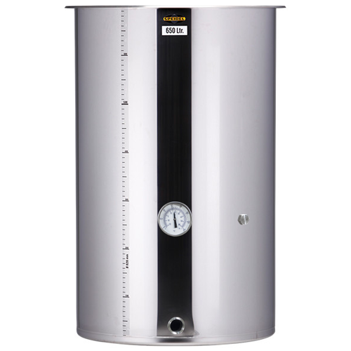 650 l (172 gal) Variable Volume/Flat Bottom