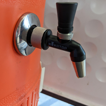 NukaTap Mini Faucet Wall Mount Shank Adapter - Duotight 6.35mm (1/4)