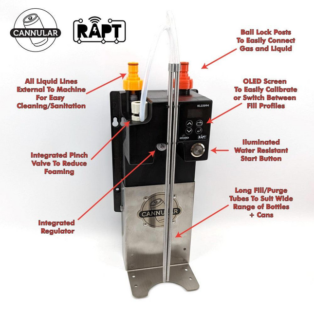 Cannular - Can and Bottle Filler - RAPT Enabled - 110-120V