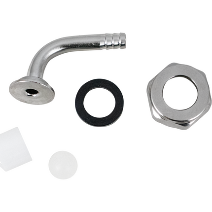 Tap - German Slider A-Style - Stainless Steel - With PRV - Keg Coupler