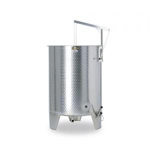 Speidel 1100L, 1000mm Diameter FO Dish Bottom Variable Volume Tank w/ Lid 