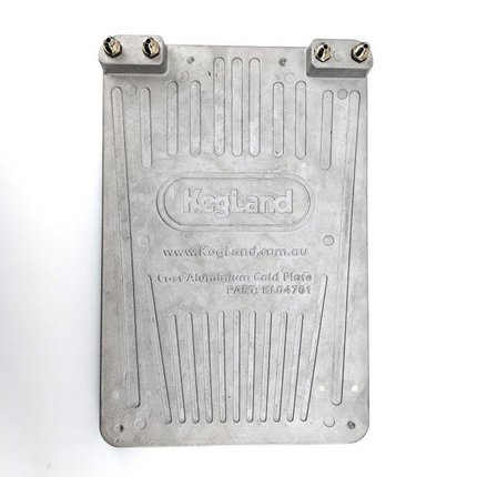 KegLand Cast Aluminum Cold Plate - 2 Lines