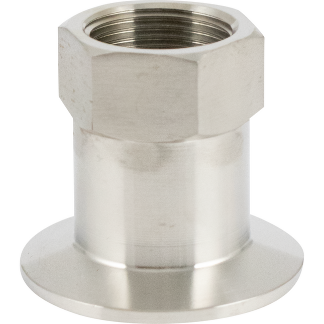 Stainless - 1.5 in. T.C. x 3/4 in. Female BSPP