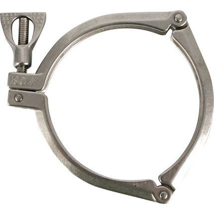 Stainless - 4 in. T.C. Clamp - 3 Piece
