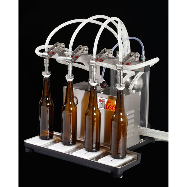 ILTEC Ultrafiller 4 - Vacuum Bottle Filler - 4 Spout (110V)