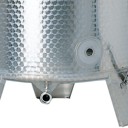 Speidel 1100L, 1000mm Diameter FO Dish Bottom Variable Volume Tank w/ Lid - Double Jacket