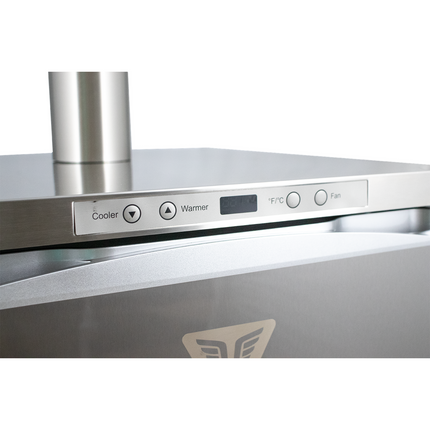 Komos V2 Kegerator Deluxe Stainless with Komos Regulator - REFRIGERATOR ONLY