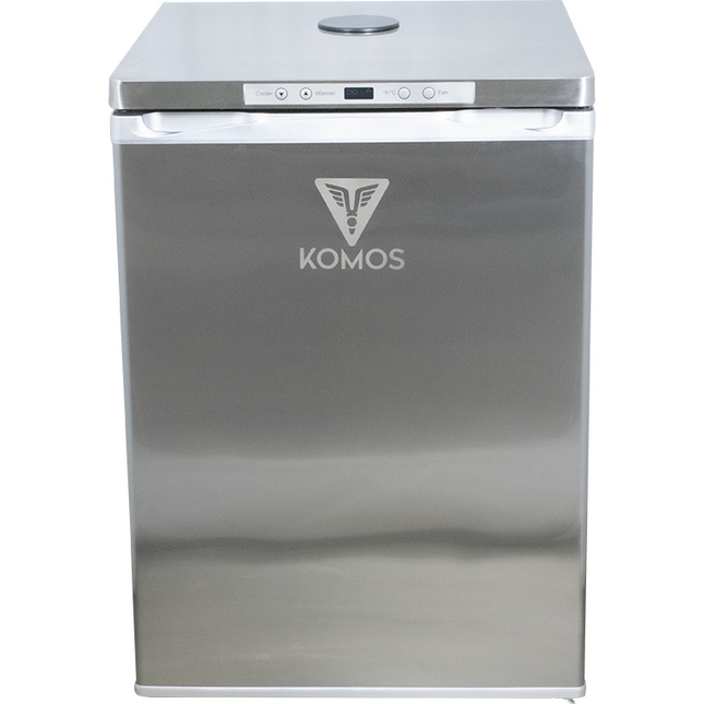 Komos V2 Kegerator Deluxe Stainless with Komos Regulator - REFRIGERATOR ONLY