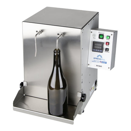XpressFill Wine Bottle Volume Filler (Adj Shelf) - 2 Spout