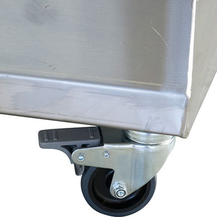 EnoItalia Wine Bottle Filler (Professional) - 6 Spout on Cart with Pump and Float Switch - 110V
