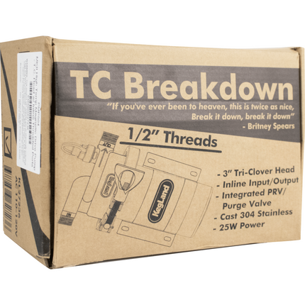 Pump - MKII High Temp Magnetic Drive (25 Watts) - T.C. Head w/ Inline Threaded Ports