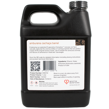 Aroma Sciences - Aburana (Cachaca) Barrel Extract - Brazilian, Medium Toast - 1L
