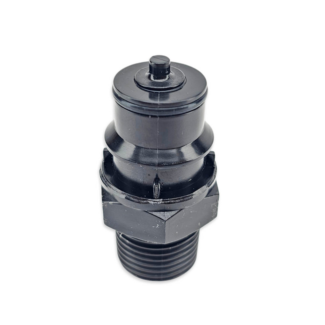 JoinTech - Plastic Male Quick Disconnect (QD) - 1/2 in. Male BSPT - Dry Break