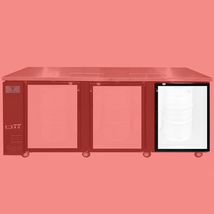 Komos Kegerator Olympus - Replacement Glass Door - Right or Middle