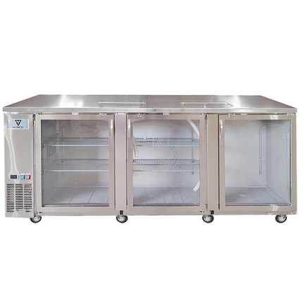 Komos Olympus III Deluxe Kegerator with Two Stainless Towers and NukaTap Faucets - PLACEHOLDER