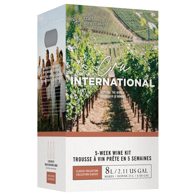 Wine Kit - RJS Craft Winemaking - Cru International - Ontario Pinot Grigio Style