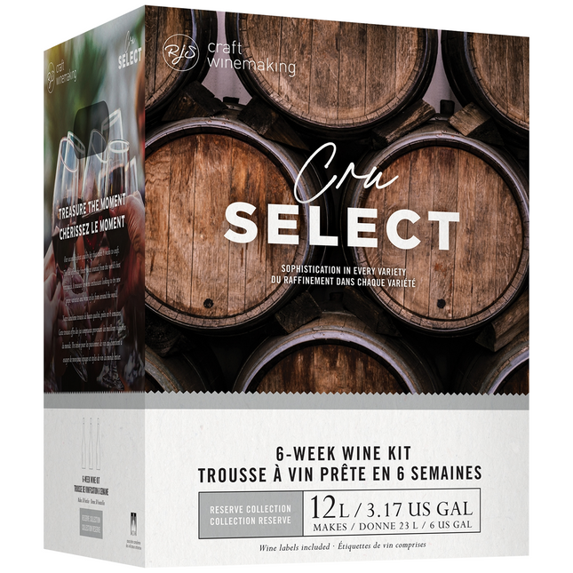Wine Kit - RJS Craft Winemaking - Cru Select - California Style Cabernet Syrah Zinfandel