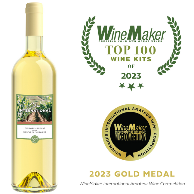 Wine Kit - RJS Craft Winemaking - Cru International - California Muscat Style