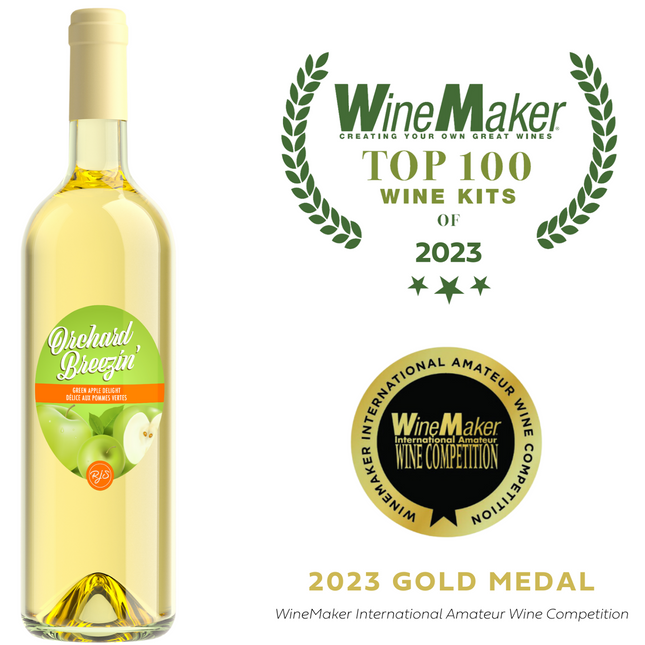 Wine Kit - RJS Craft Winemaking - Orchard Breezin' - Green Apple Delight - 2-pack