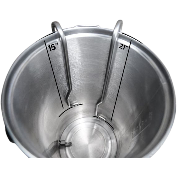 Anvil Foundry - Swirly - Whirlpool Arm 21" - for 10.5 gallon Foundry