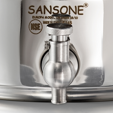 Sansone Stainless Fusti Tank - Europa-AQ Model - Water Dispenser w/ Stand and Tap - 5L