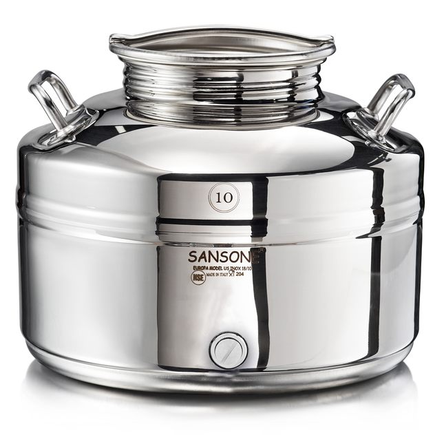Sansone Stainless Fusti Tank - Europa-AQ Model - Water Dispenser - 10L