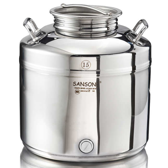 Sansone Stainless Fusti Tank - Europa-AQ Model - Water Dispenser - 15L