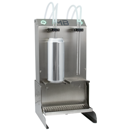 MB® Orthos Dual Head Can Filler | Programmable Fill Height | Automatic CO2 Purge | Crowler Compatible - Refurbished