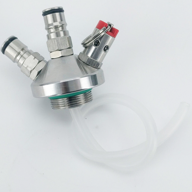 KegLand Mini Keg - Ball Lock Tapping Head - Low2