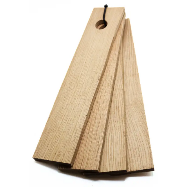 Oak Tank Staves -  10 Pieces American Medium Toast - 10 Pieces - 37L x 2-2.25W x 3/8D