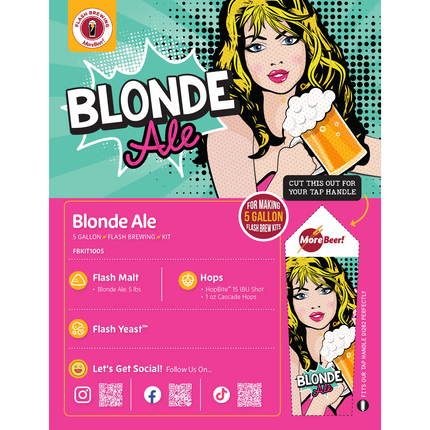 Blonde Ale Flash Brewing Kit - 5 Gallons