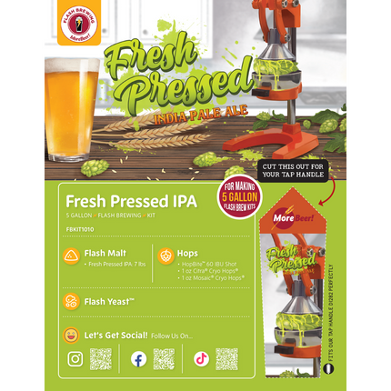 Fresh Pressed IPA Flash Brewing Kit - 5 Gallons