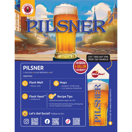 Pilsner Flash Brewing Kit - 5 Gallons