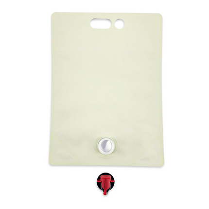 Pack of 5 - 5L Stand Up Bladder w/ Tap