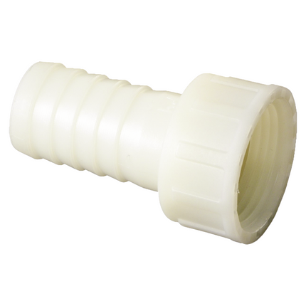 Hose Tail with Thread Nut for Wine Cooling Plate Kit - 1/2 in. x 13mm