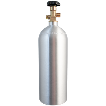 5 lb CO2 Tank | Premium Aluminum | CGA320 Valve | US DOT Approved