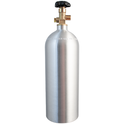 5 lb CO2 Tank | Premium Aluminum | CGA320 Valve | US DOT Approved