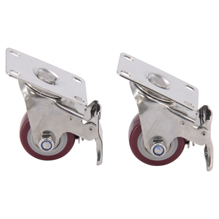Casters - Set of 4 - 2 x Locking, 2 x Non-Locking