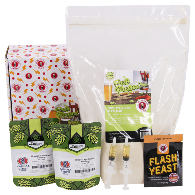 Fresh Pressed IPA Flash Brewing Kit - 2 Gallons