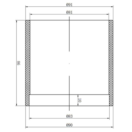 Brewtools - Replacement Glass for Spunding Valve, T.C. 34mm