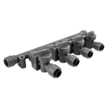 Duotight Manifold - 8mm (5/16) Check Valve Manifold w/ Isolation Valve - PLACEHOLDER