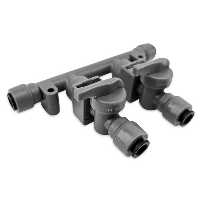 Duotight Manifold - 8mm (5/16) Check Valve Manifold w/ Isolation Valve - PLACEHOLDER