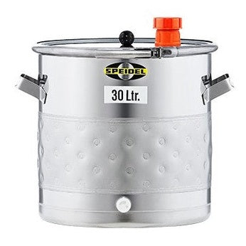 30L Speidel Stainless Flat Bottom Tank with Cooling Jacket