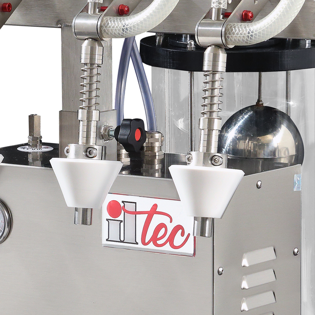 ILTEC Ultrafiller 4 - Vacuum Bottle Filler - 4 Spout for High Viscosity Fluids - Pomodoro - (110V)