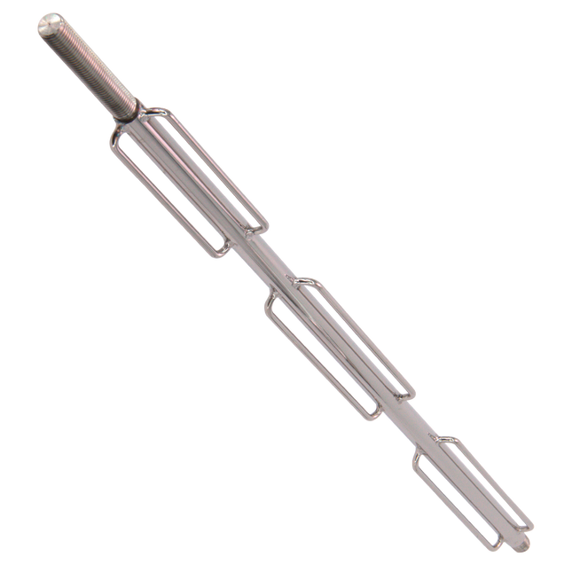 BevBright Stainless Steel Lenticular Filter Housing - Center Post - 3 High