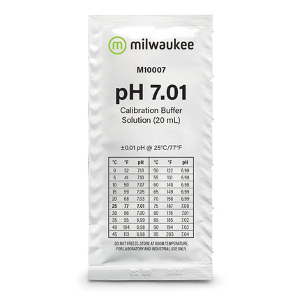 Milwaukee - M10007B pH 7.01 Calibration Solution Sachets (25)