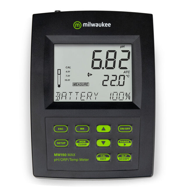 Milwaukee - MW150 MAX pH/ORP/Temp Bench Meter
