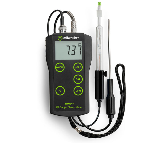 Milwaukee - MW102 Wine Kit PRO+ pH and Temperature Meter