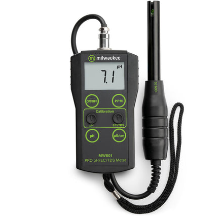 Milwaukee - MW801 PRO 3-in-1 Low Range pH, EC, TDS Combo Meter