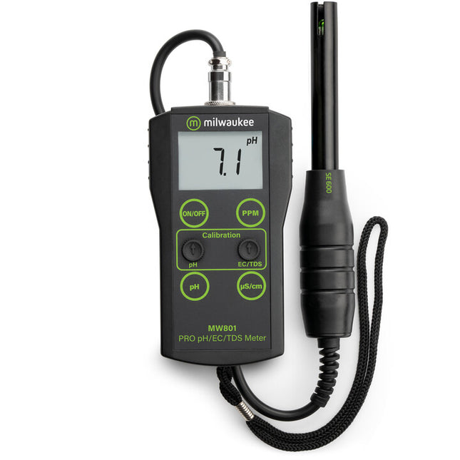 Milwaukee - MW801 PRO 3-in-1 Low Range pH, EC, TDS Combo Meter